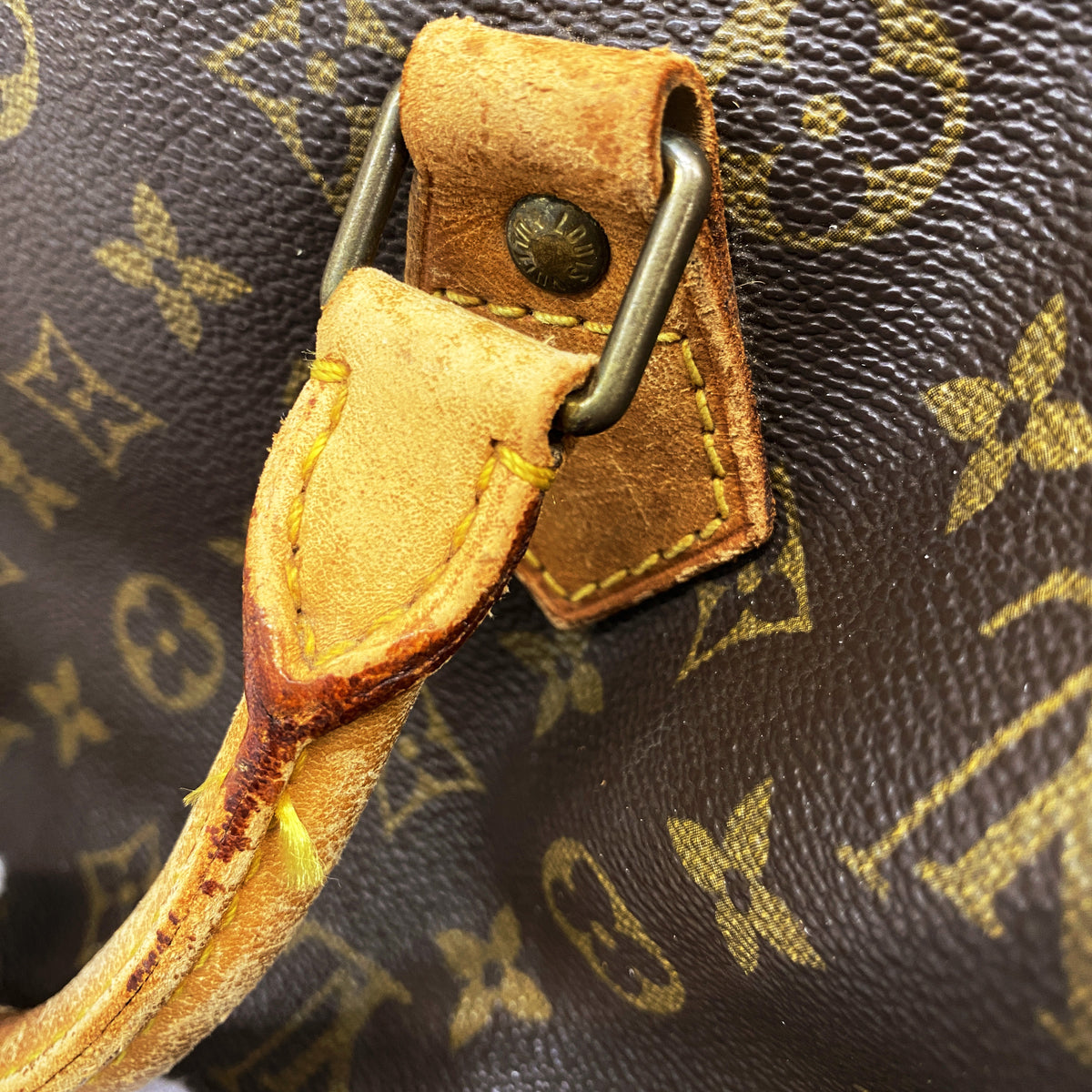 【6hb0282】ルイヴィトン ハンドバッグ モノグラム スピーディ30 M41108 ブラウン【中古】レディース