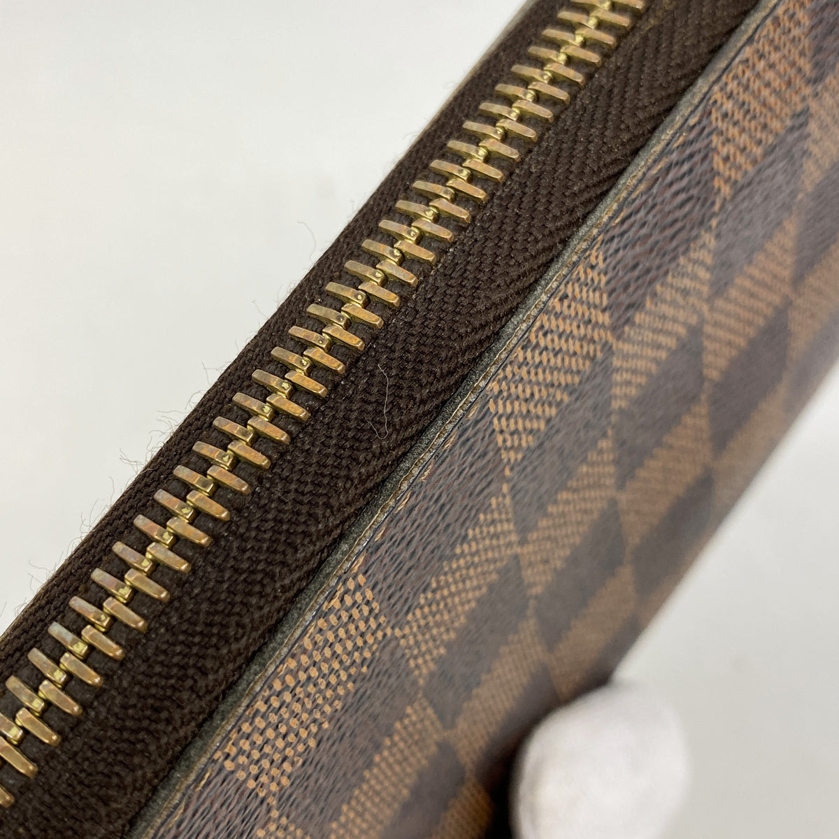 【6hb0289】ルイヴィトン 長財布 ダミエ ジッピーウォレット N60015 エベヌ【中古】メンズ レディース ユニセックス