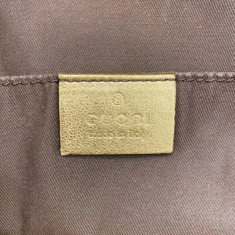 【6hb0292】グッチ トートバッグ GGキャンバス 189669 キャンバス ライトブラウン【中古】レディース