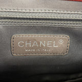 【6hb0301】シャネル ショルダーバッグ ミニマトラッセ Wチェーン ラムスキン レッド シルバー金具【中古】レディース