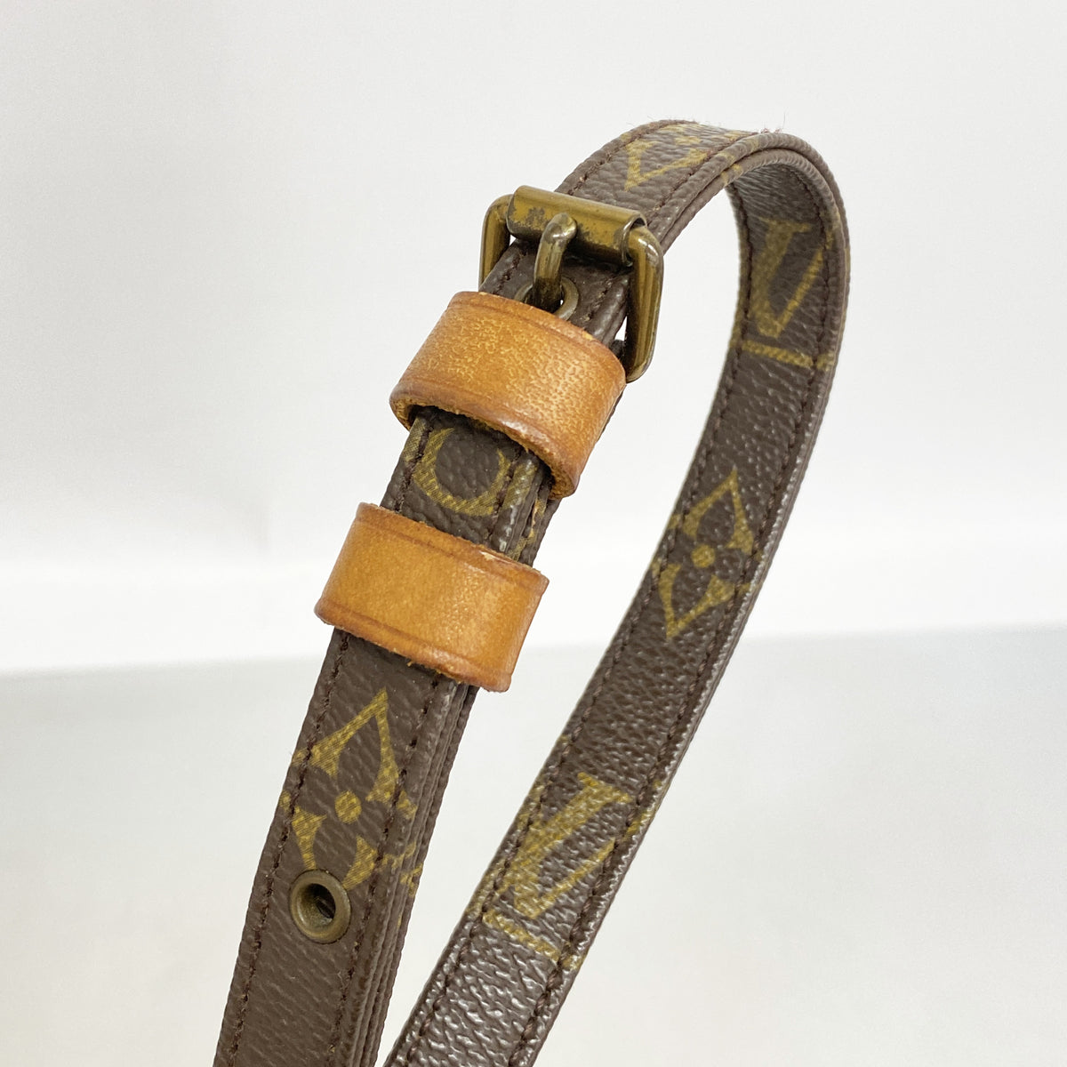 【6hb0304】ルイヴィトン ショルダーバッグ モノグラム ミニアマゾン M45238 ブラウン【中古】レディース