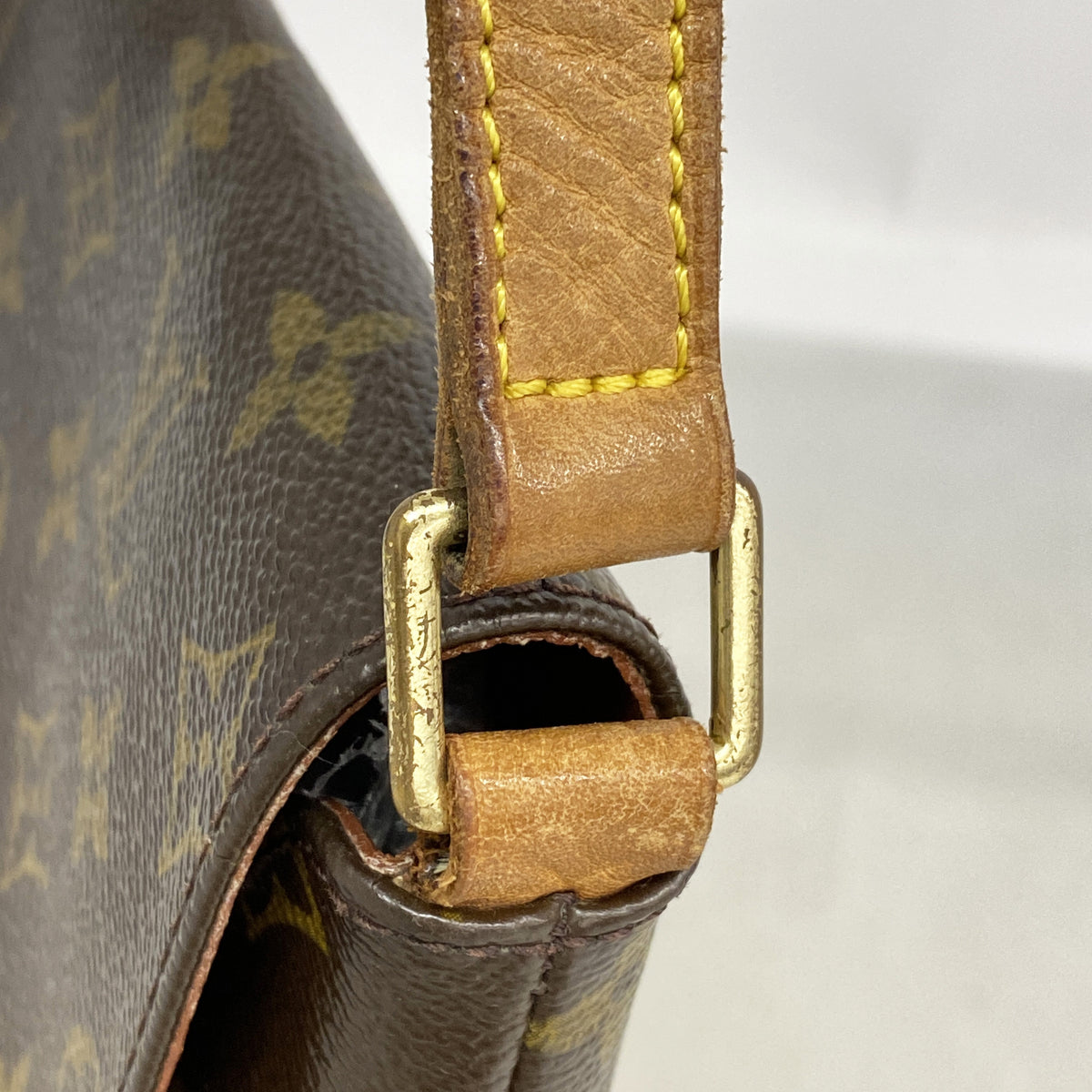 【6hb0305】ルイヴィトン ショルダーバッグ モノグラム ミュゼットサルサロングストラップ M51387 ブラウン【中古】レディース
