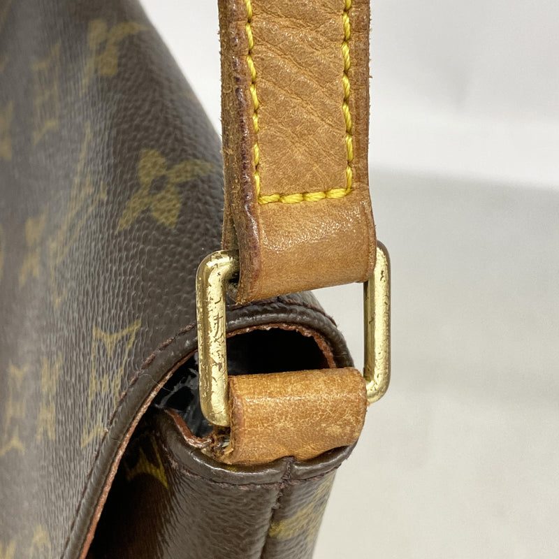 【6hb0305】ルイヴィトン ショルダーバッグ モノグラム ミュゼットサルサロングストラップ M51387 ブラウン【中古】レディース