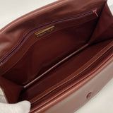 【6hb0312】カルティエ ショルダーバッグ マスト レザー ボルドー ゴールド金具【中古】レディース
