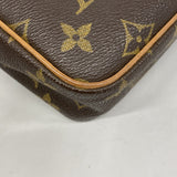 【6hb0315】ルイヴィトン クラッチバッグ モノグラム コンピエーニュ23 M51847 ブラウン【中古】メンズ レディース ユニセックス