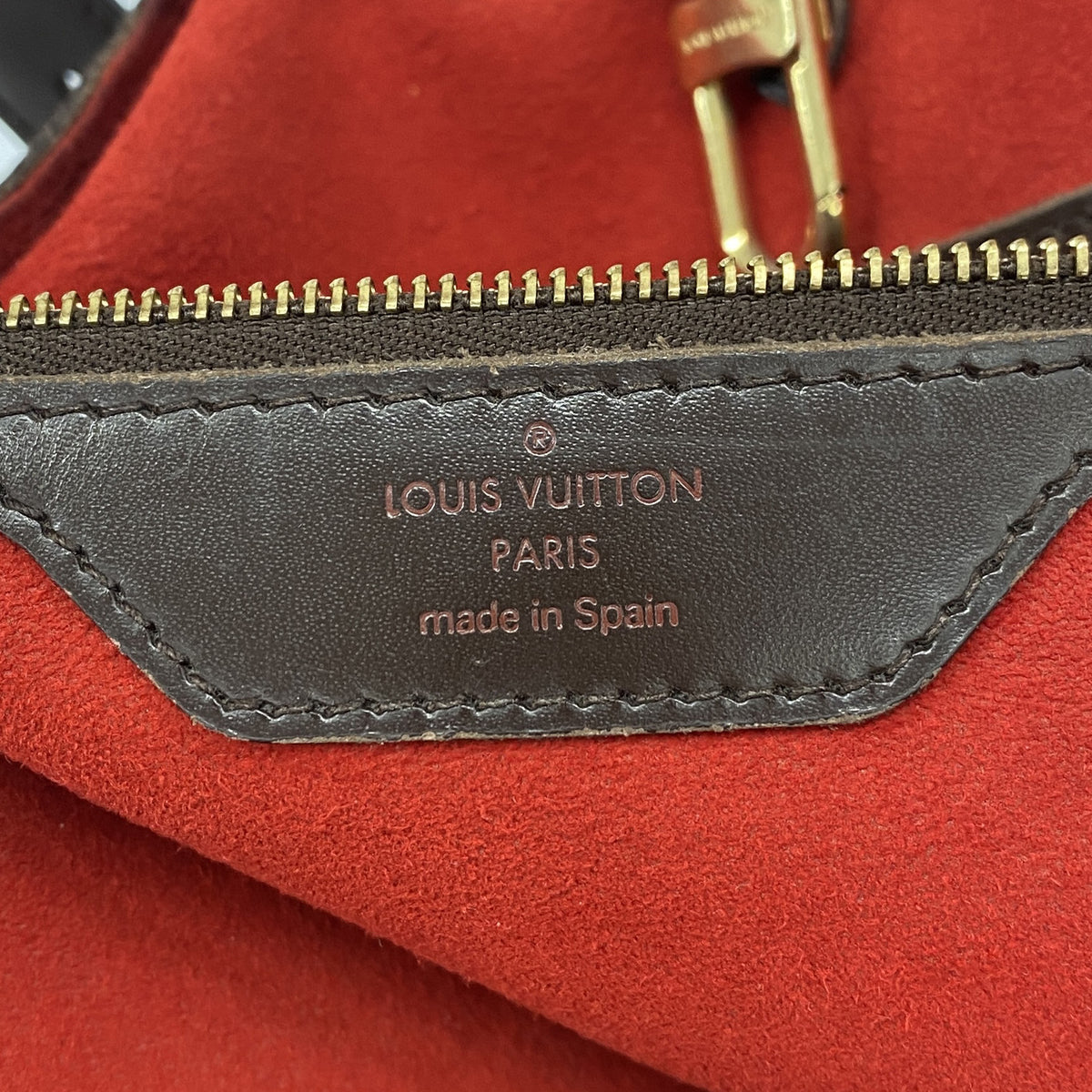 【6hb0316】ルイヴィトン トートバッグ ダミエ ハムステッドMM N51204 エベヌ【中古】レディース