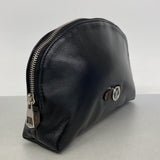 【6hb0318】ルイヴィトン ポーチ ポシェットコスメティックMM M15206 ブラック【中古】レディース