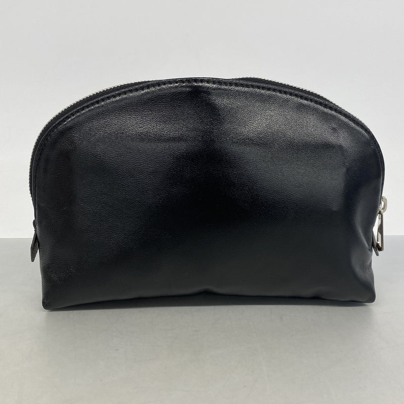 【6hb0318】ルイヴィトン ポーチ ポシェットコスメティックMM M15206 ブラック【中古】レディース