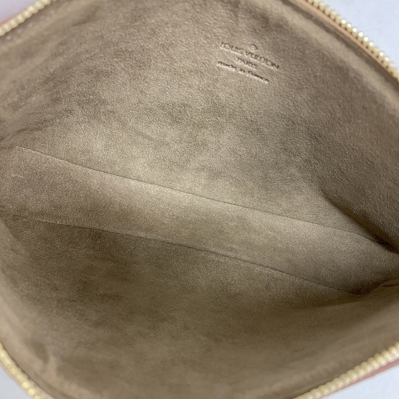【6hb0329】ルイヴィトン ポーチ モノグラム・マルチカラー ポシェットアクセソワール M92648 ノワール【中古】レディース