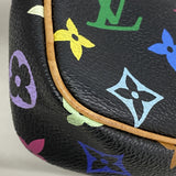 【6hb0329】ルイヴィトン ポーチ モノグラム・マルチカラー ポシェットアクセソワール M92648 ノワール【中古】レディース