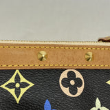 【6hb0329】ルイヴィトン ポーチ モノグラム・マルチカラー ポシェットアクセソワール M92648 ノワール【中古】レディース