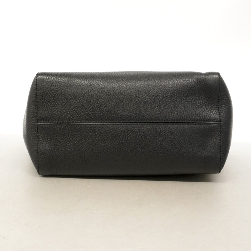 【6hb0332-k】グッチ トートバッグ スウィング 354408 レザー ブラック ゴールド金具【中古】レディース