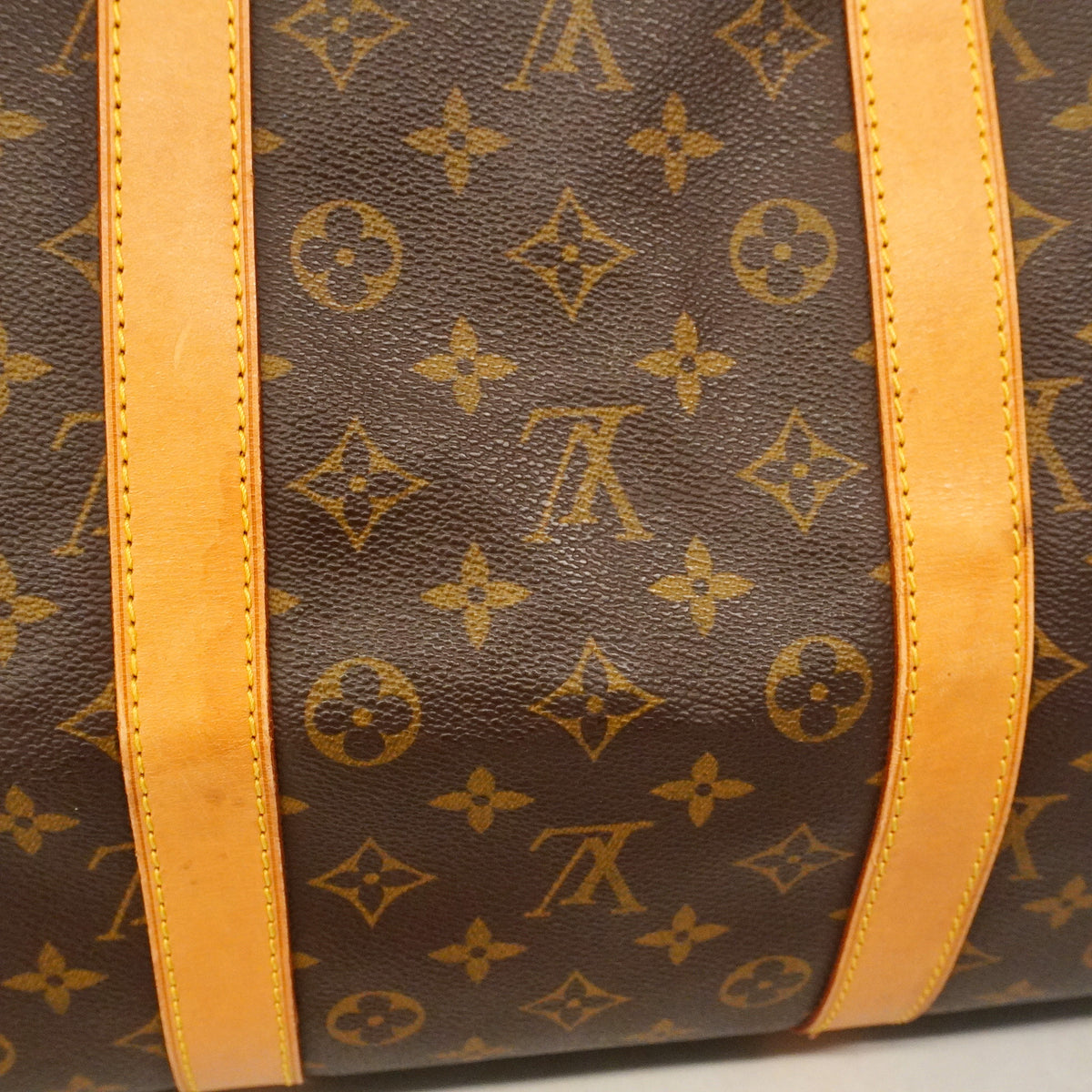 【6hb0341】ルイヴィトン ボストンバッグ モノグラム キーポル55 M41424 ブラウン【中古】メンズ レディース ユニセックス