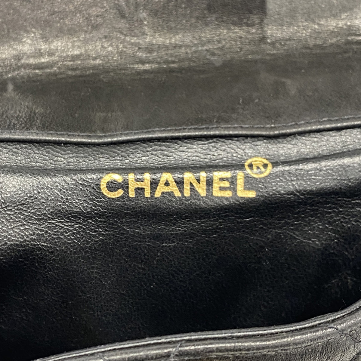 【6hb0349-k】シャネル リュック・デイパック マトラッセ ラムスキン ブラック ゴールド金具【中古】レディース