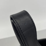 【6hb0350-k】シャネル ハンドバッグ チョコバー ラムスキン ブラック ゴールド金具【中古】レディース