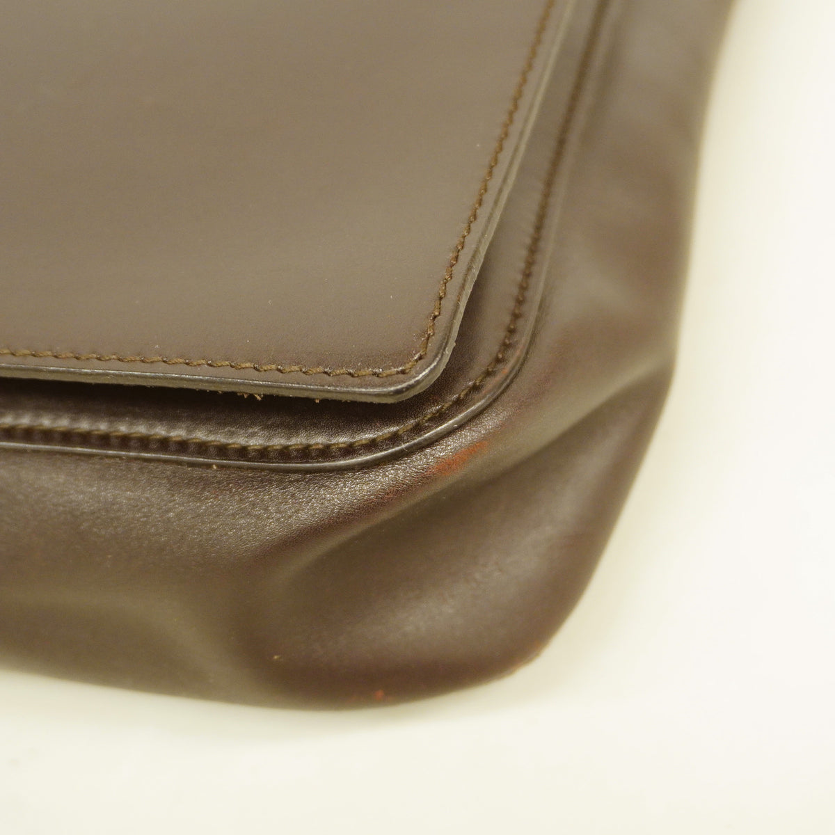 【6hb0355-k】グッチ ハンドバッグ ホースビット 001 3180 レザー ダークブラウン シルバー金具【中古】レディース