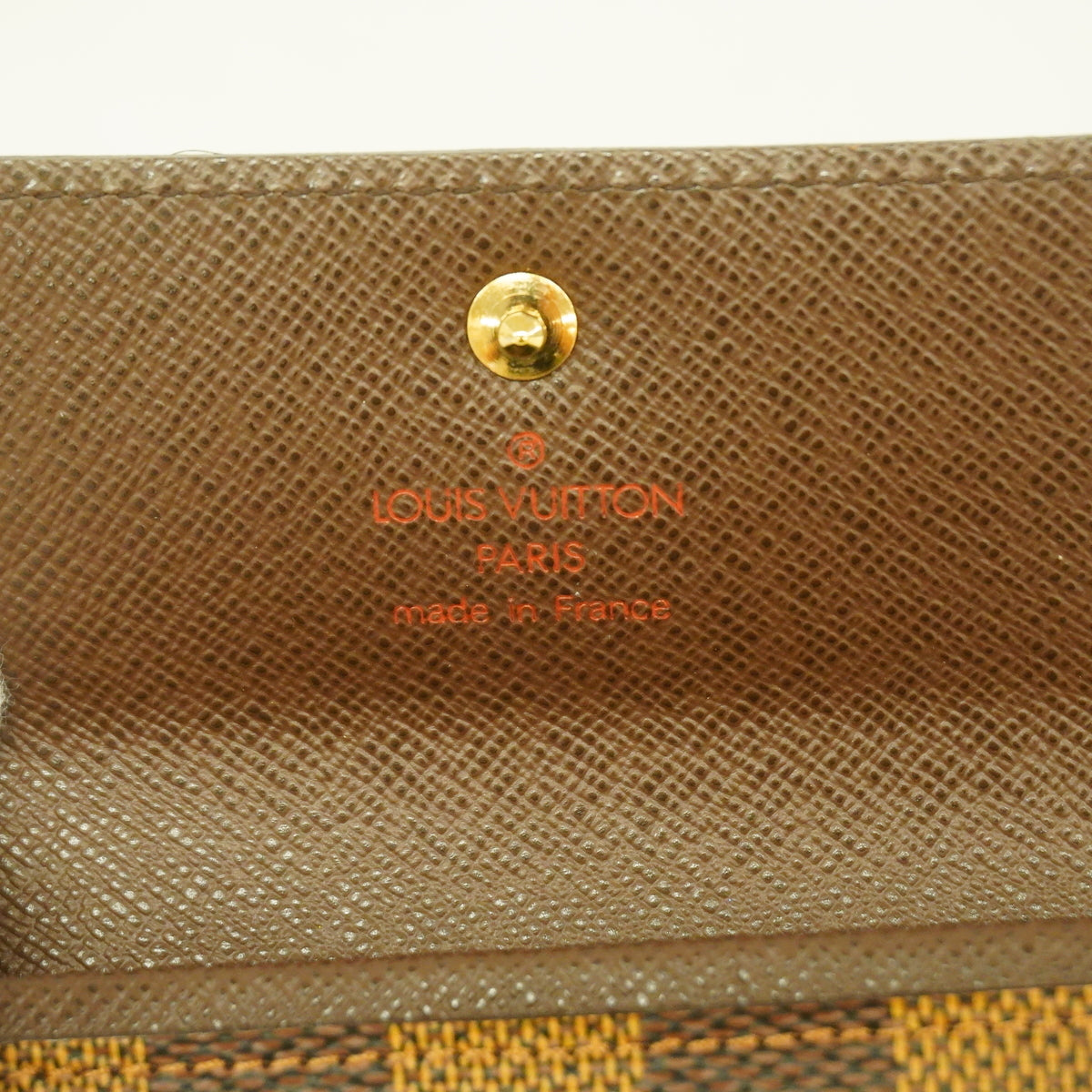 【6hb0362-k】ルイヴィトン コインケース ダミエ ポルトモネプラ N61930 エベヌ【中古】メンズ レディース ユニセックス