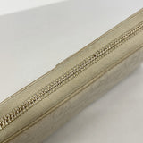【6hb0367-k】グッチ 長財布 グッチシマ 112724 レザー ベージュ ゴールド金具【中古】レディース