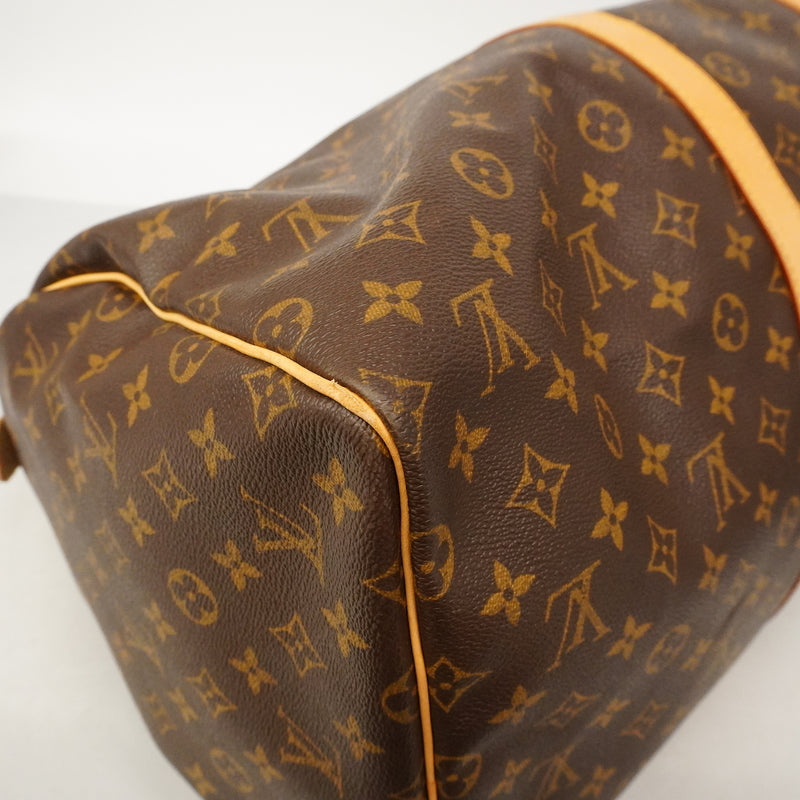 【6hb0389】ルイヴィトン ボストンバッグ モノグラム キーポル55 M41424 ブラウン【中古】メンズ レディース ユニセックス