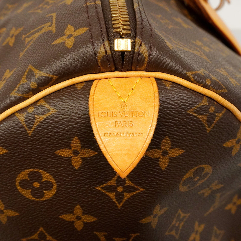 【6hb0389】ルイヴィトン ボストンバッグ モノグラム キーポル55 M41424 ブラウン【中古】メンズ レディース ユニセックス