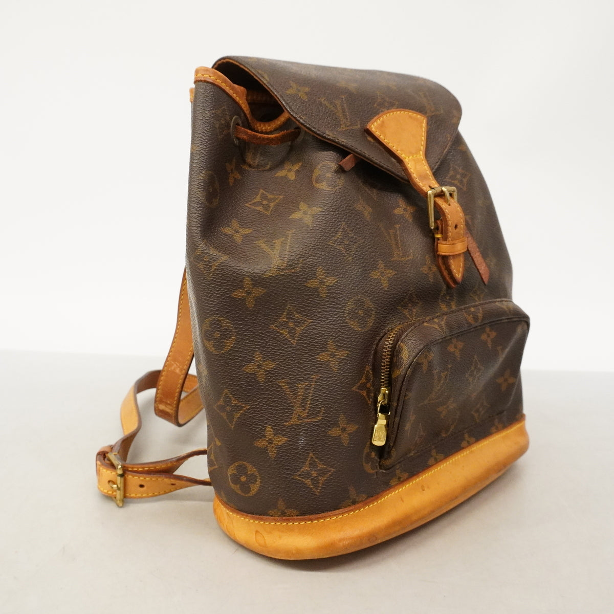 【6hb0391】ルイヴィトン リュック・デイパック モノグラム モンスリMM M51136 ブラウン【中古】レディース
