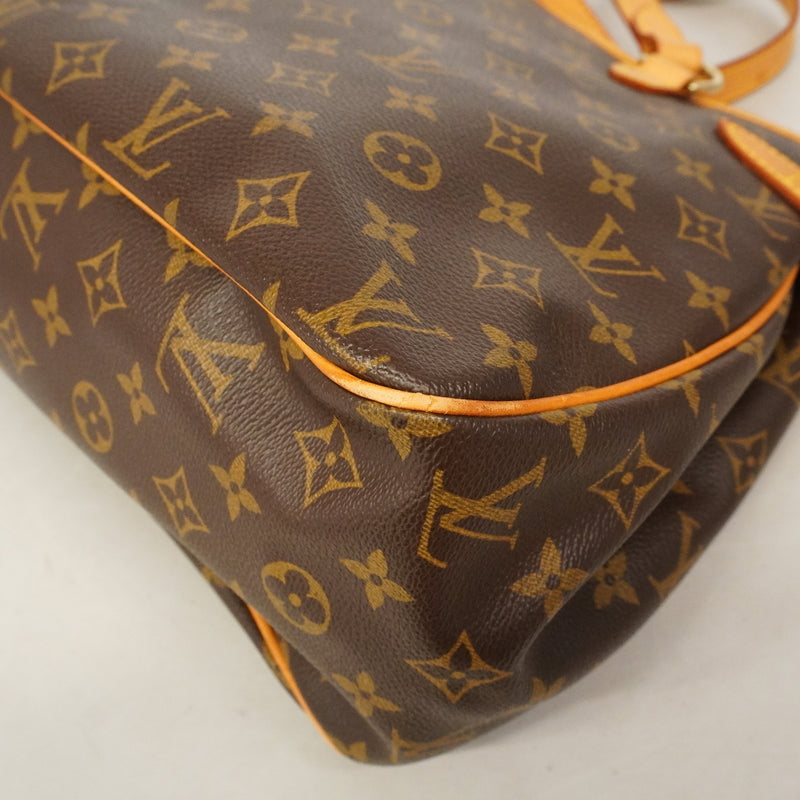 【6hb0392】ルイヴィトン トートバッグ モノグラム バティニョールオリゾンタル M51154 ブラウン【中古】レディース