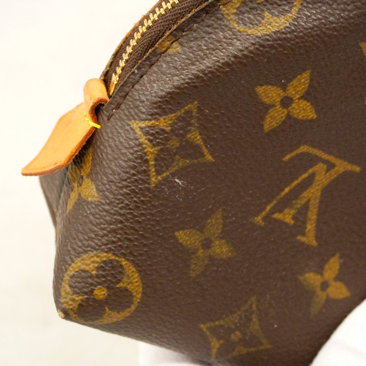 【6hb0396】ルイヴィトン ポーチ モノグラム ポシェットコスメティック M47515 ブラウン【中古】レディース