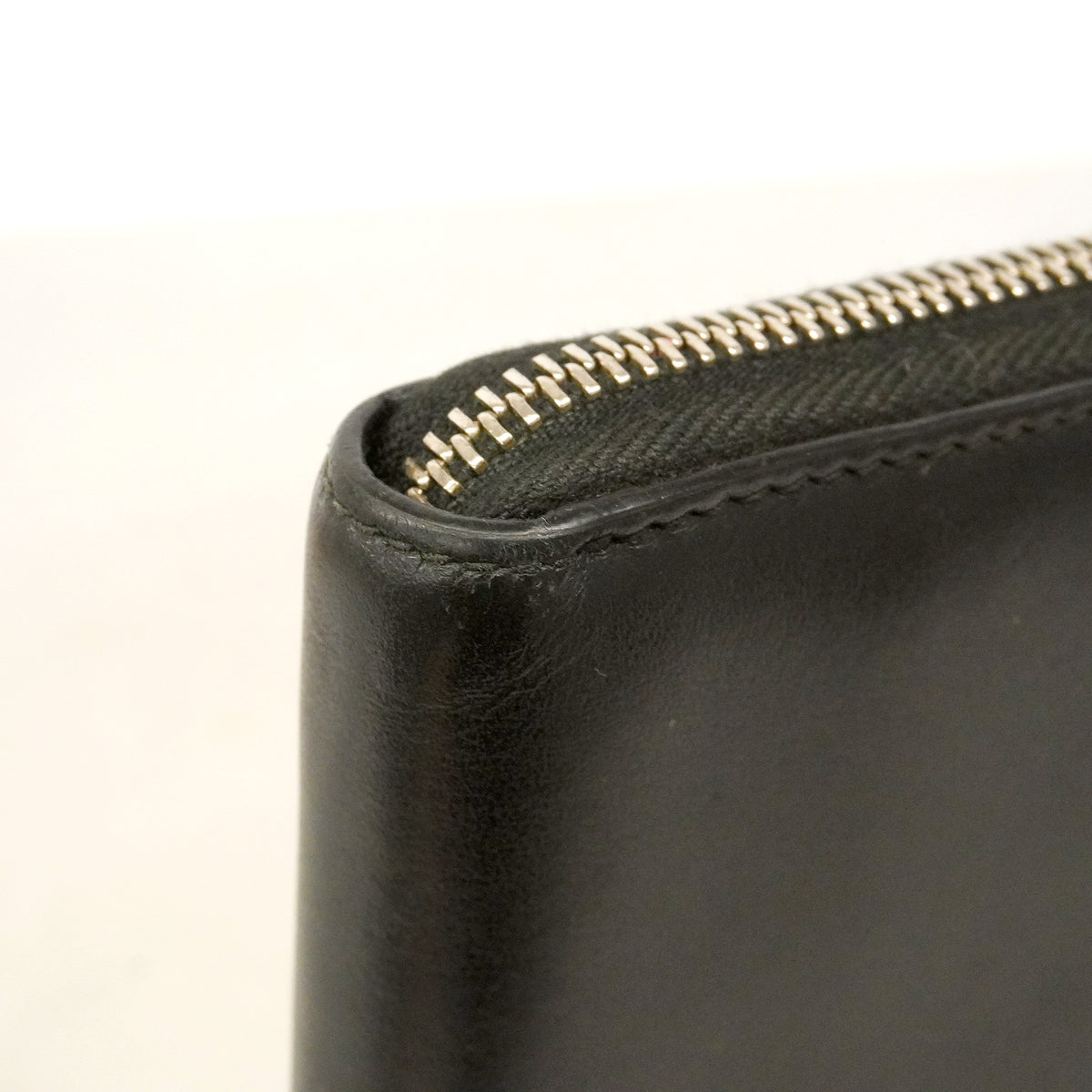 【6hb0397-k】グッチ 長財布 グッチブレード 597677 レザー ブラック シルバー金具【中古】メンズ