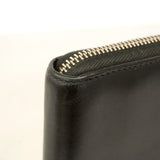 【6hb0397-k】グッチ 長財布 グッチブレード 597677 レザー ブラック シルバー金具【中古】メンズ