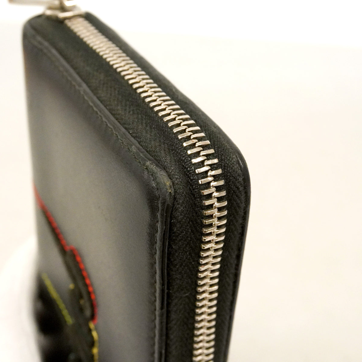 【6hb0397-k】グッチ 長財布 グッチブレード 597677 レザー ブラック シルバー金具【中古】メンズ