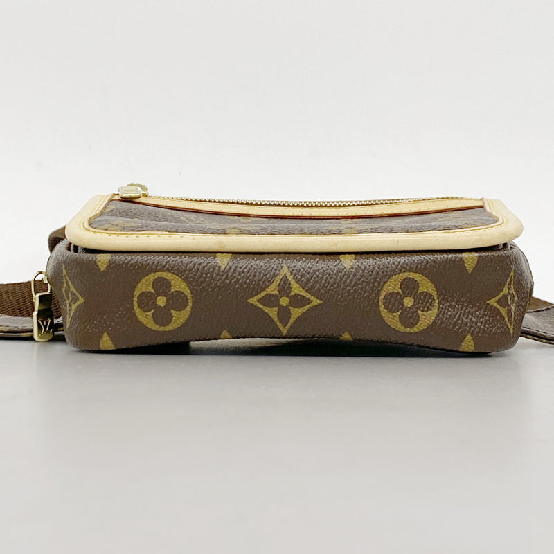 【6hb0404-k】ルイヴィトン ウエストバッグ モノグラム ボスフォール M40108 ブラウン【中古】メンズ レディース ユニセックス