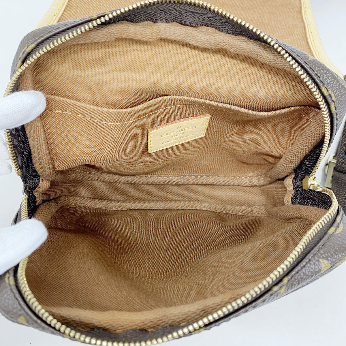 【6hb0404-k】ルイヴィトン ウエストバッグ モノグラム ボスフォール M40108 ブラウン【中古】メンズ レディース ユニセックス
