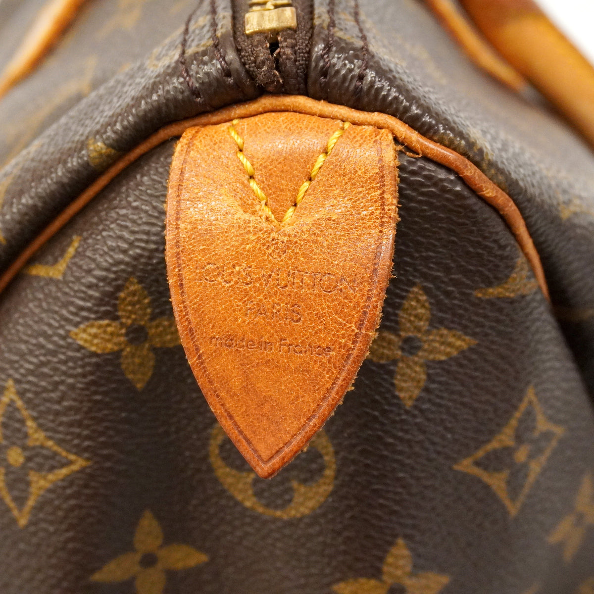 【6hb0409】ルイヴィトン ハンドバッグ モノグラム スピーディ35 M41107 ブラウン【中古】レディース