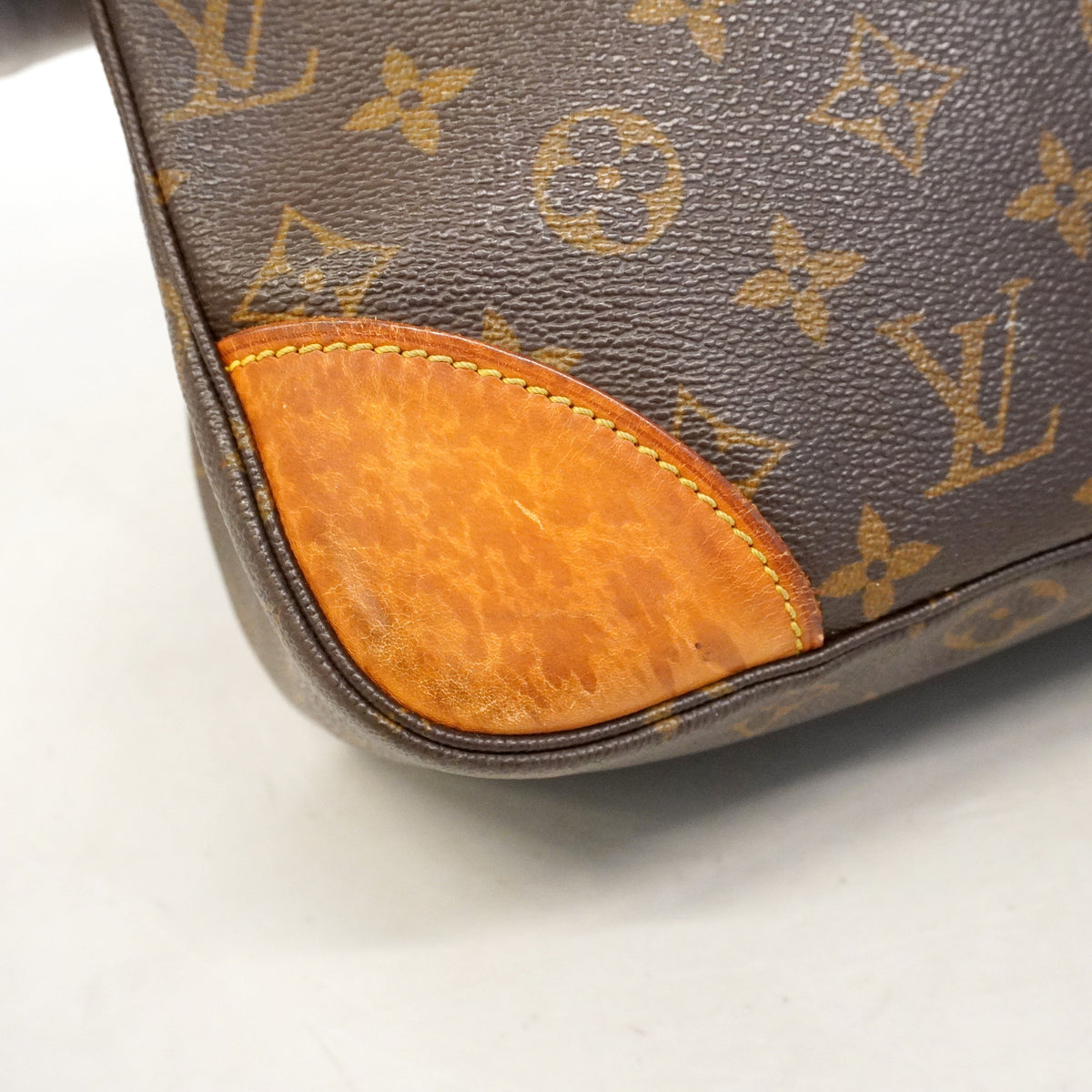 【6hb0413】ルイヴィトン ショルダーバッグ モノグラム ブローニュ35 M51260 ブラウン【中古】レディース