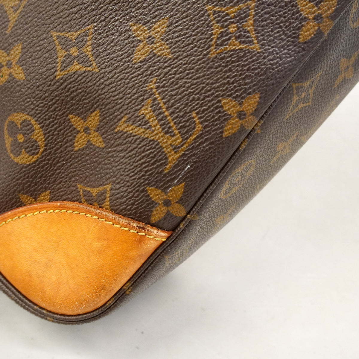 【6hb0413】ルイヴィトン ショルダーバッグ モノグラム ブローニュ35 M51260 ブラウン【中古】レディース