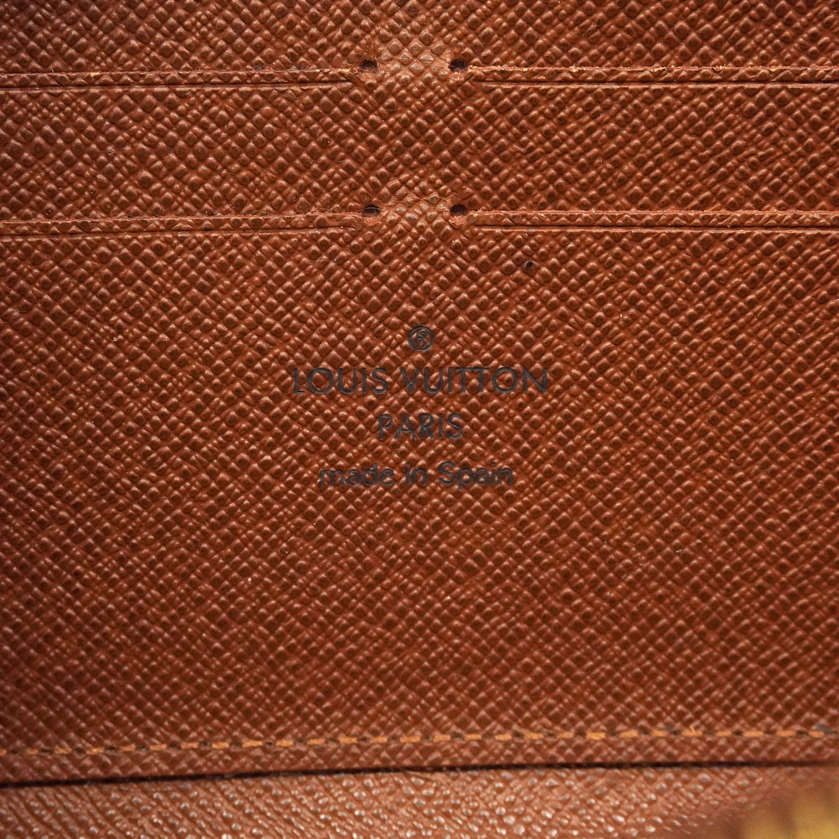 【6hb0425】ルイヴィトン 長財布 モノグラム ジッピーウォレット M60017 ブラウン【中古】メンズ レディース ユニセックス
