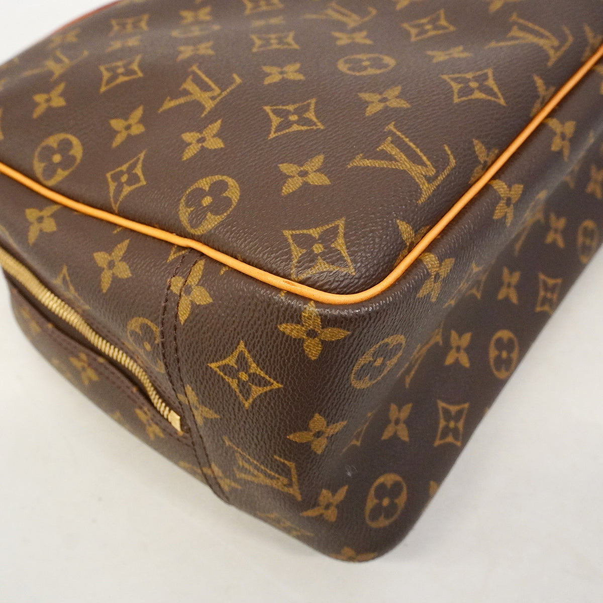 【6hb0429】ルイヴィトン ハンドバッグ モノグラム ドーヴィル M47270 ブラウン【中古】レディース