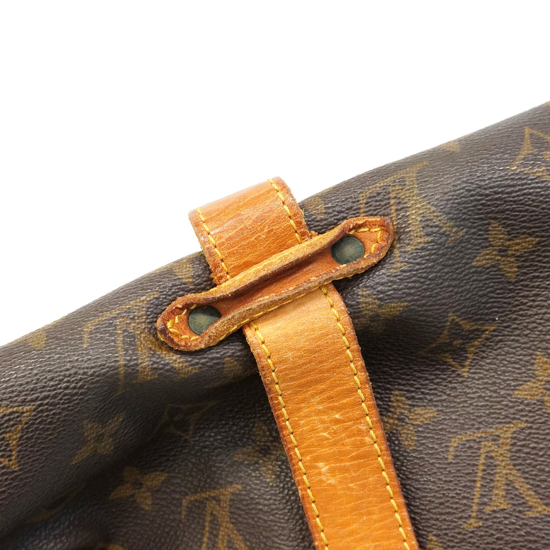 【6hb0431】ルイヴィトン ショルダーバッグ モノグラム ソミュール35 M42254 ブラウン【中古】レディース