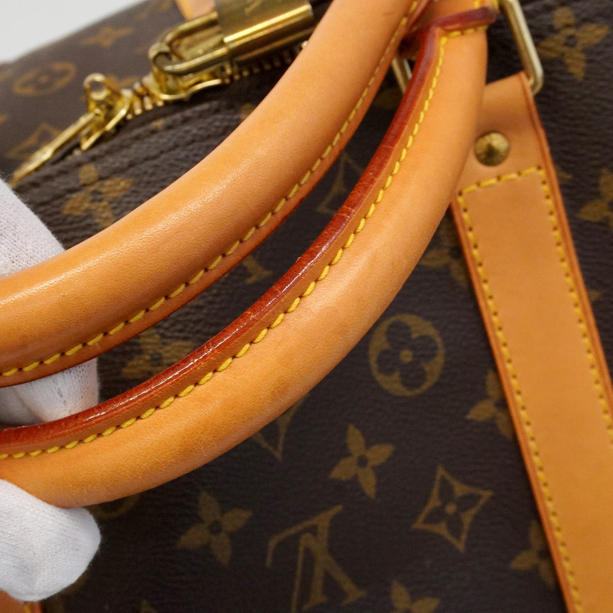 【6hb0432】ルイヴィトン ボストンバッグ モノグラム キーポルバンドリエール60 M41412 ブラウン【中古】メンズ レディース ユニセックス