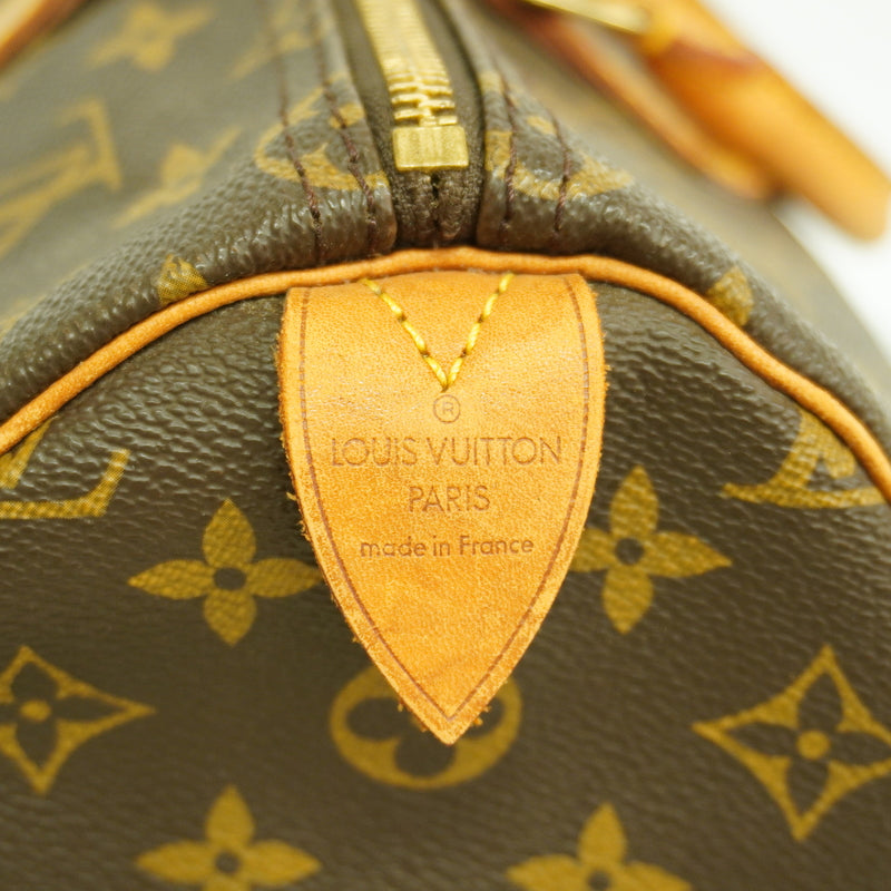 【6hb0439】ルイヴィトン ハンドバッグ モノグラム スピーディ35 M41107 ブラウン【中古】レディース