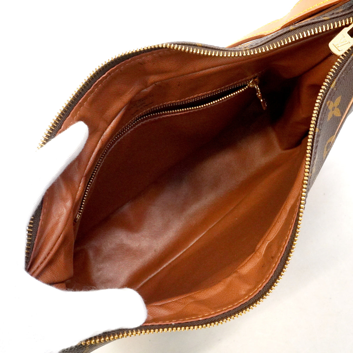 【6hb0445】ルイヴィトン ショルダーバッグ モノグラム ブローニュ30 M51265 ブラウン【中古】レディース