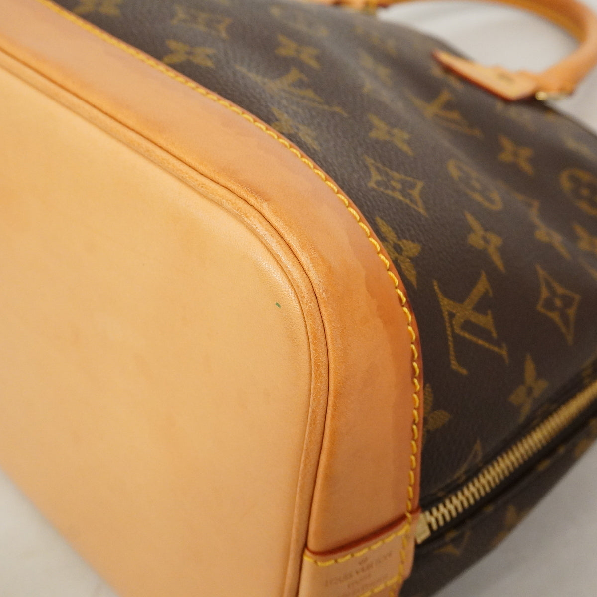 【6hb0448】ルイヴィトン ハンドバッグ モノグラム アルマ M51130 ブラウン【中古】レディース