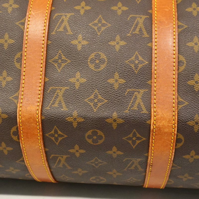 【6hb0449】ルイヴィトン ボストンバッグ モノグラム キーポルバンドリエール50 M41416 ブラウン【中古】メンズ レディース ユニセックス