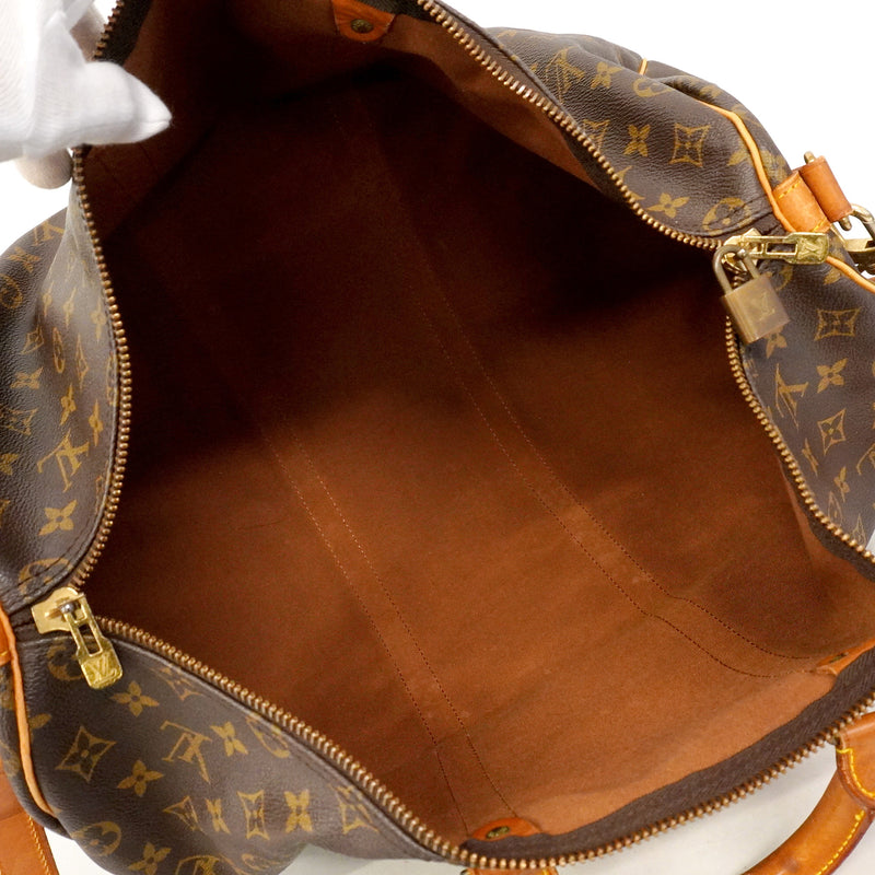 【6hb0449】ルイヴィトン ボストンバッグ モノグラム キーポルバンドリエール50 M41416 ブラウン【中古】メンズ レディース ユニセックス