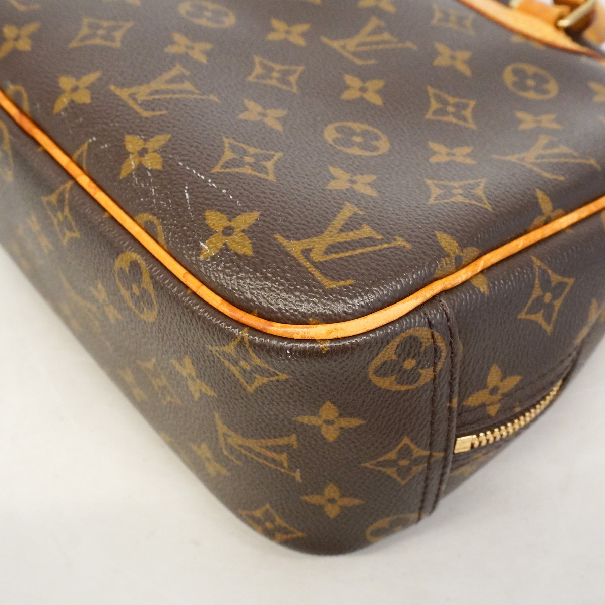 【6hb0451】ルイヴィトン ハンドバッグ モノグラム トゥルーヴィル M42228 ブラウン【中古】レディース