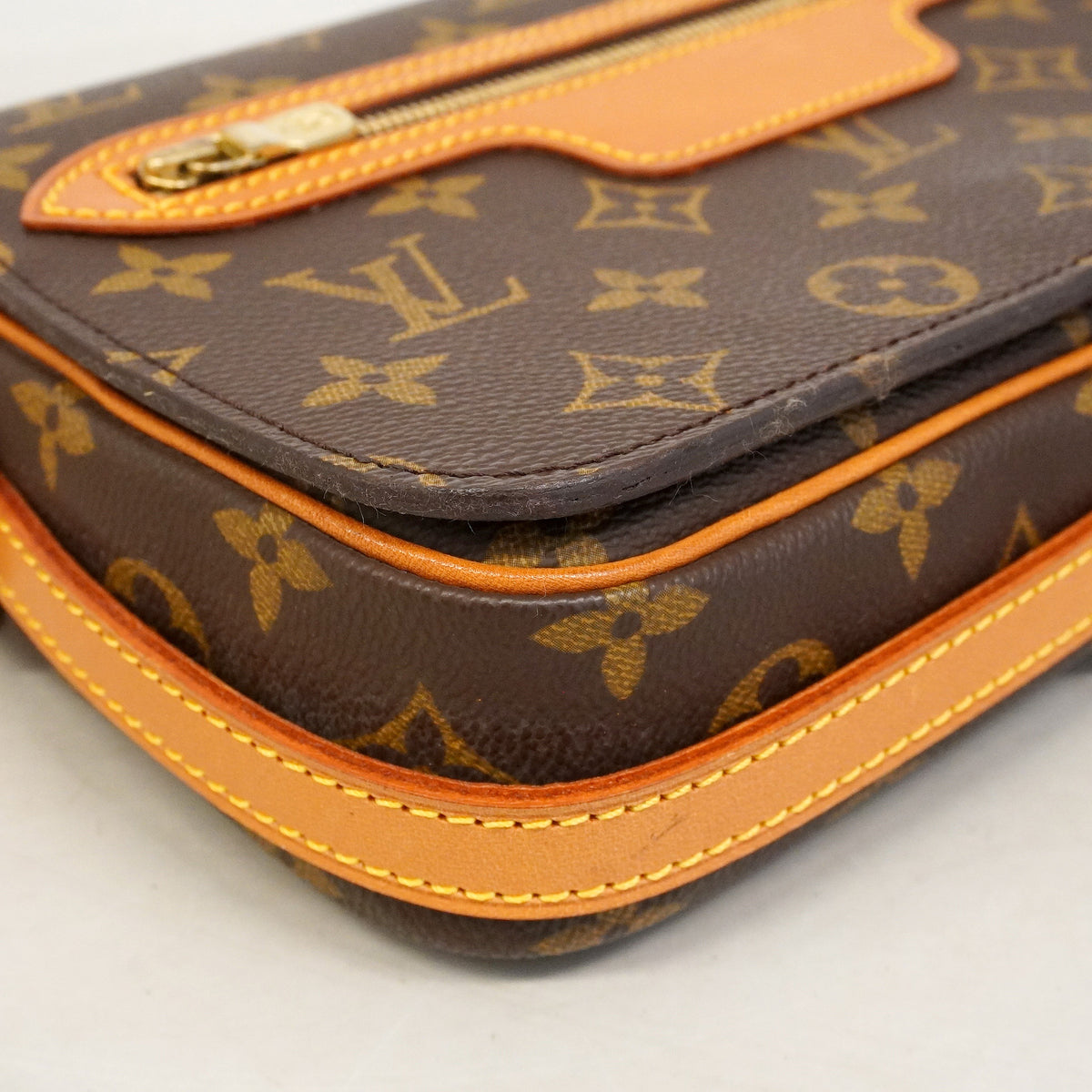 【6hb0452】ルイヴィトン ショルダーバッグ モノグラム サンジェルマン24 M51210 ブラウン【中古】レディース
