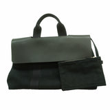 【6hb0455】エルメス トートバッグ ヴァルパライソMM トワルシェブロン ブラック シルバー金具【中古】メンズ レディース ユニセックス
