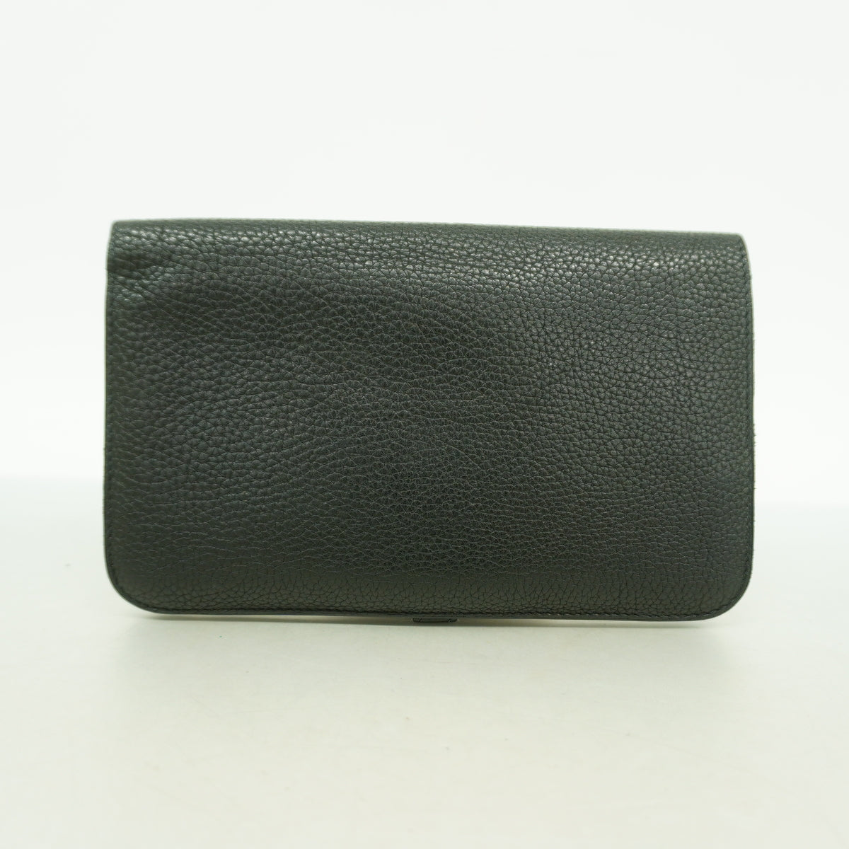 【6hb0456】エルメス 長財布 ドゴンGM トゴ ブラック シルバー金具 □L刻印【中古】メンズ レディース ユニセックス