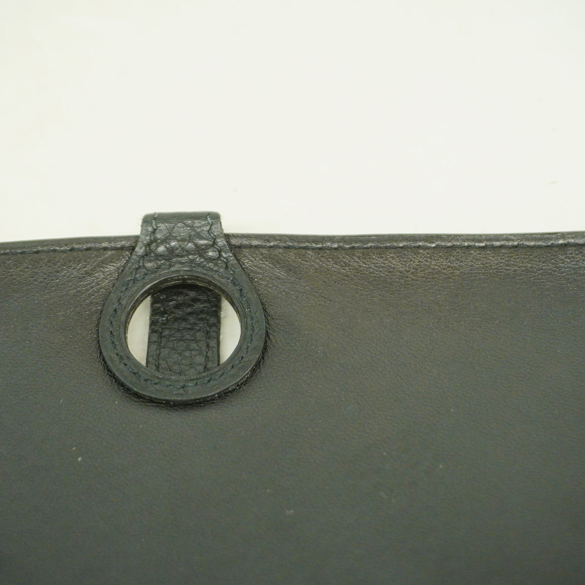 【6hb0456】エルメス 長財布 ドゴンGM トゴ ブラック シルバー金具 □L刻印【中古】メンズ レディース ユニセックス