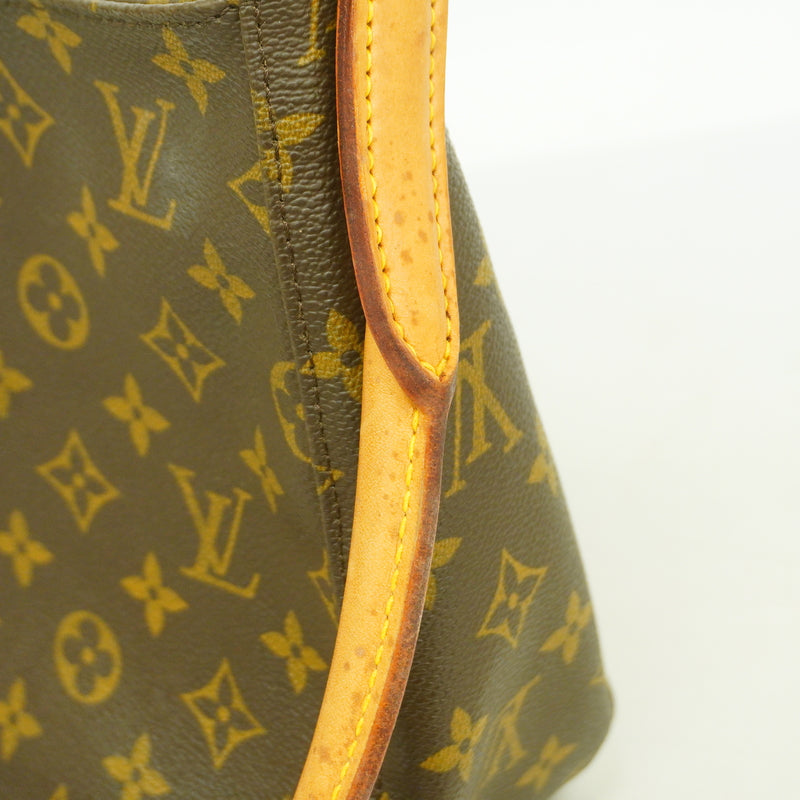 【6hb0458】ルイヴィトン ショルダーバッグ モノグラム ルーピングMM M51146 ブラウン【中古】レディース